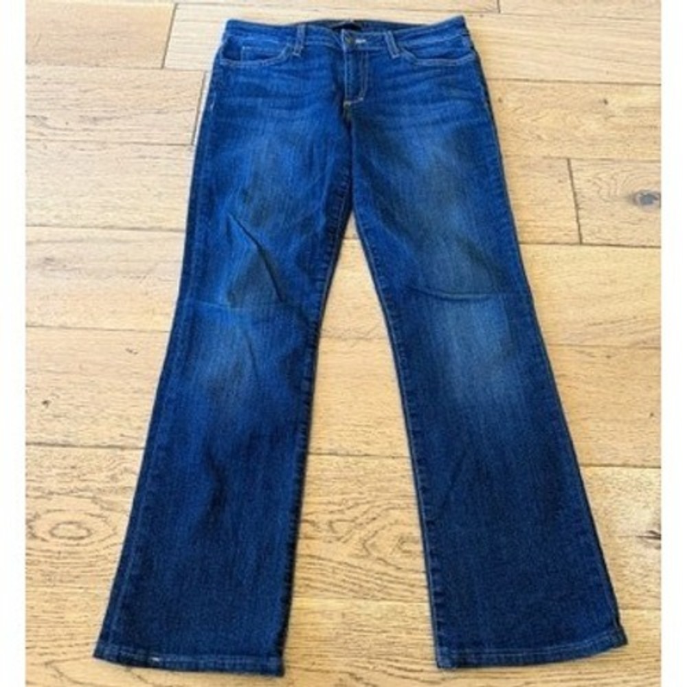 Joe's Jeans Curvy Bootcut Size 30 Blue Excellent Mid Rise Stretch Denim (1717)